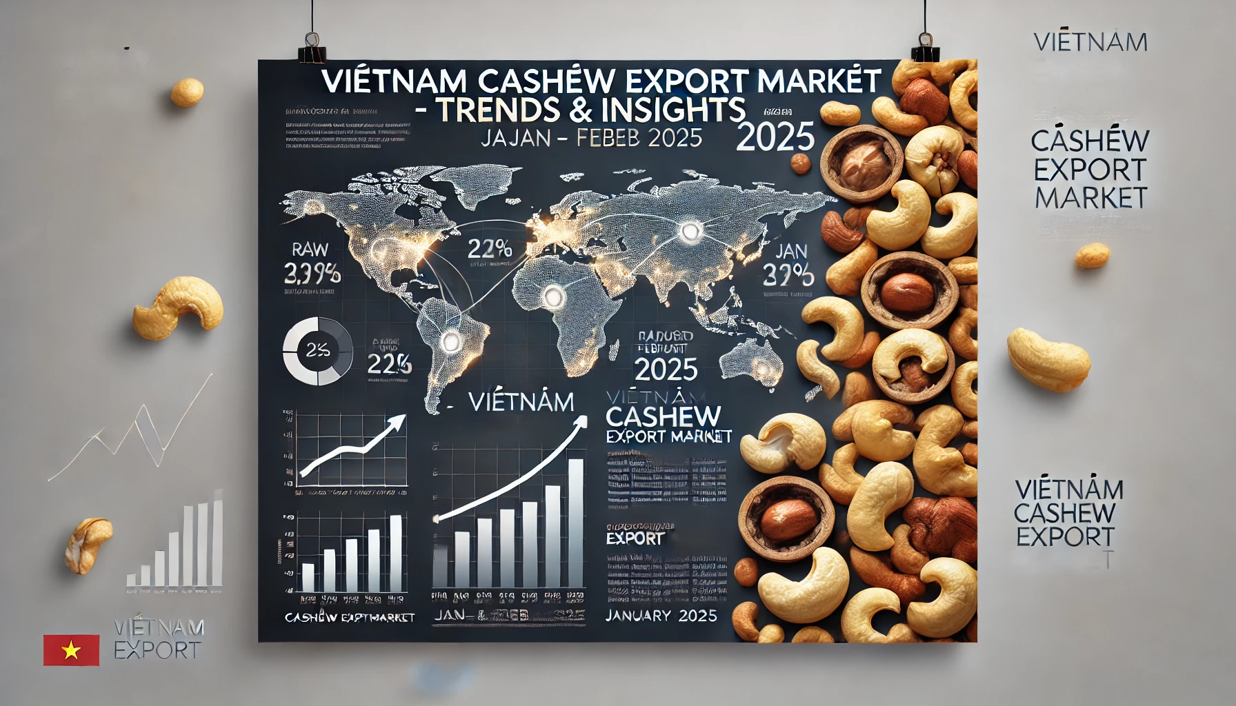 CASHEW EXPORT-IMPORT MARKET REPORT - JANUARY & FEBRUARY 2025