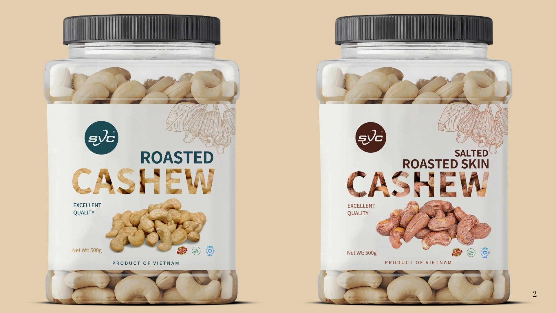 Cashew Nuts Private Label Solutions from Vietnam – Powered by SVC Cashew