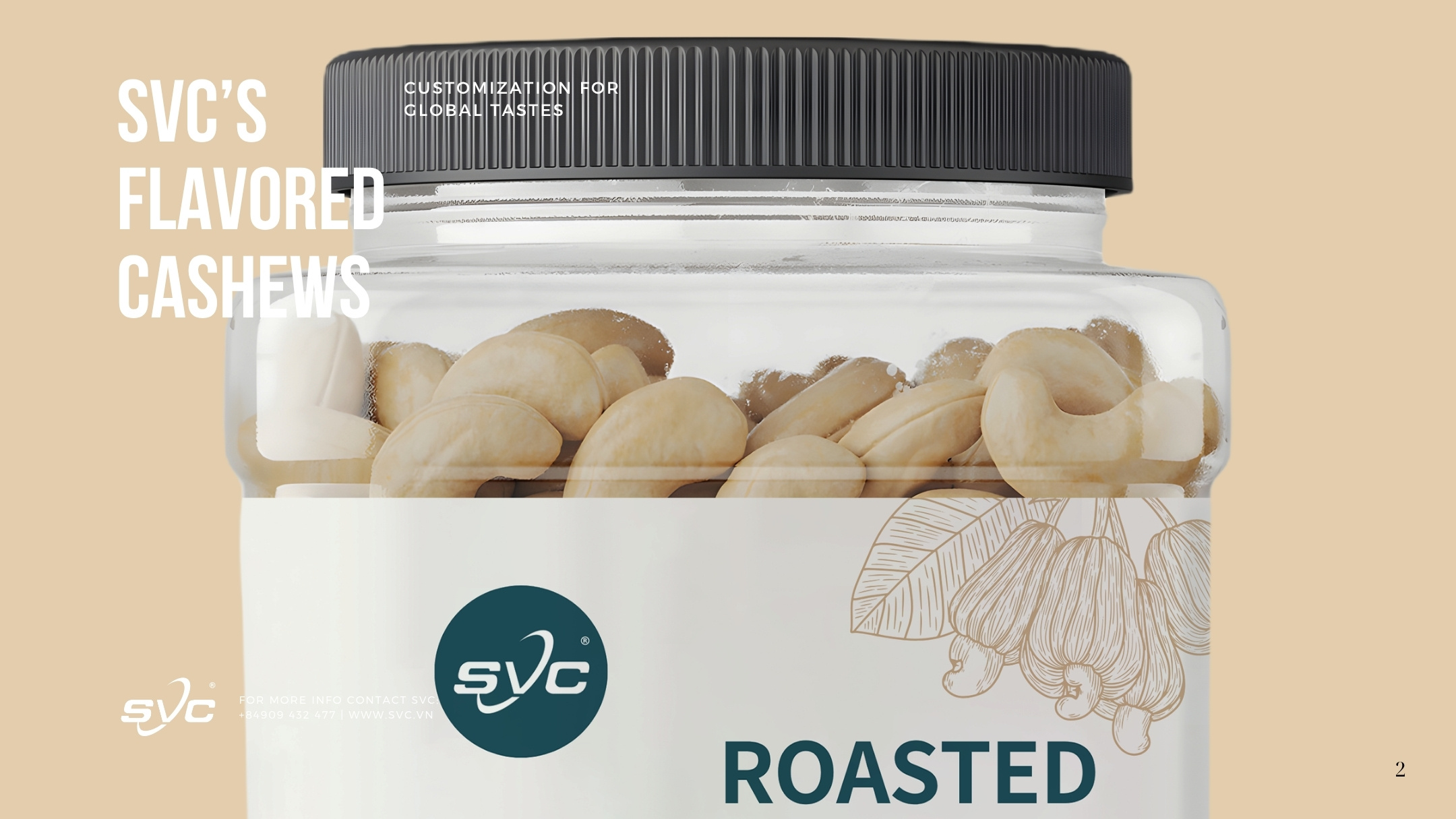 SVC Flavored Cashews