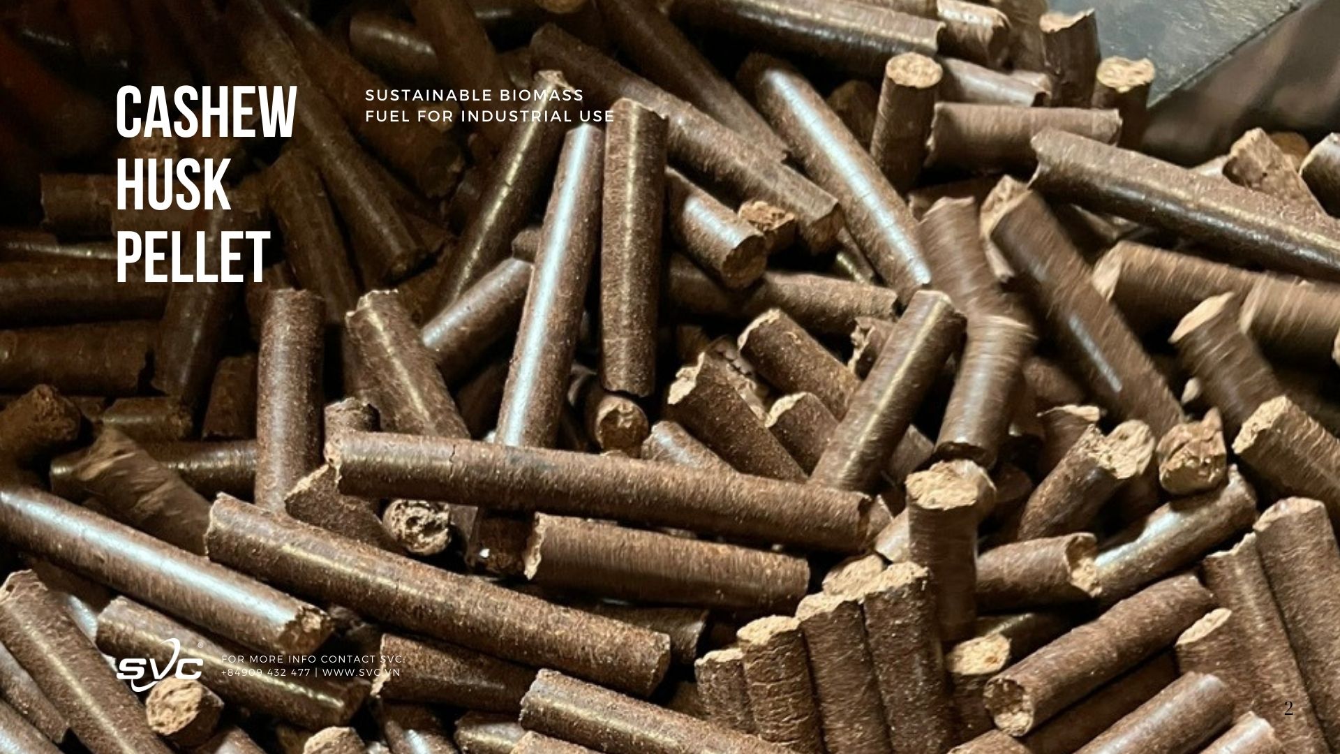Cashew Husk Pellet – Sustainable Biomass Fuel for Industrial Use