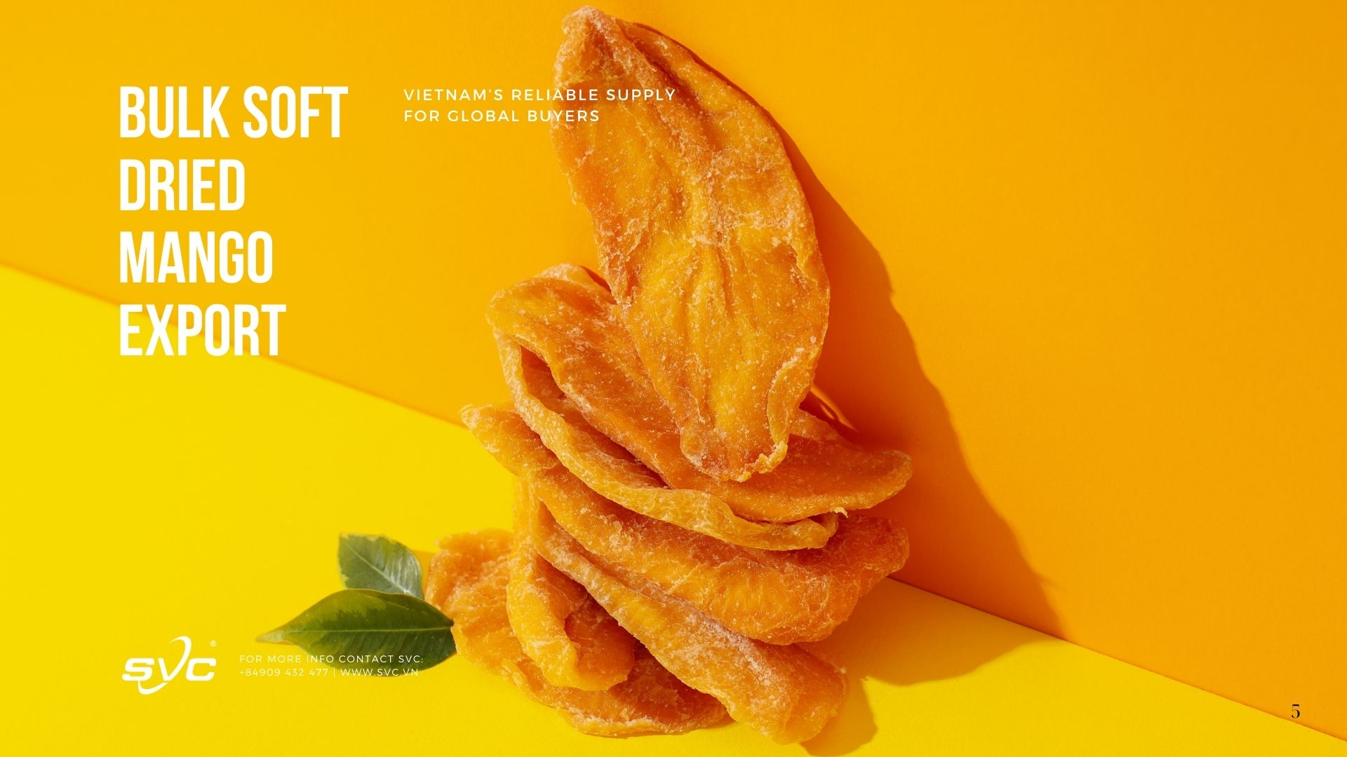 Bulk Soft Dried Mango Export – Vietnam’s Reliable Supply for Global Buyers