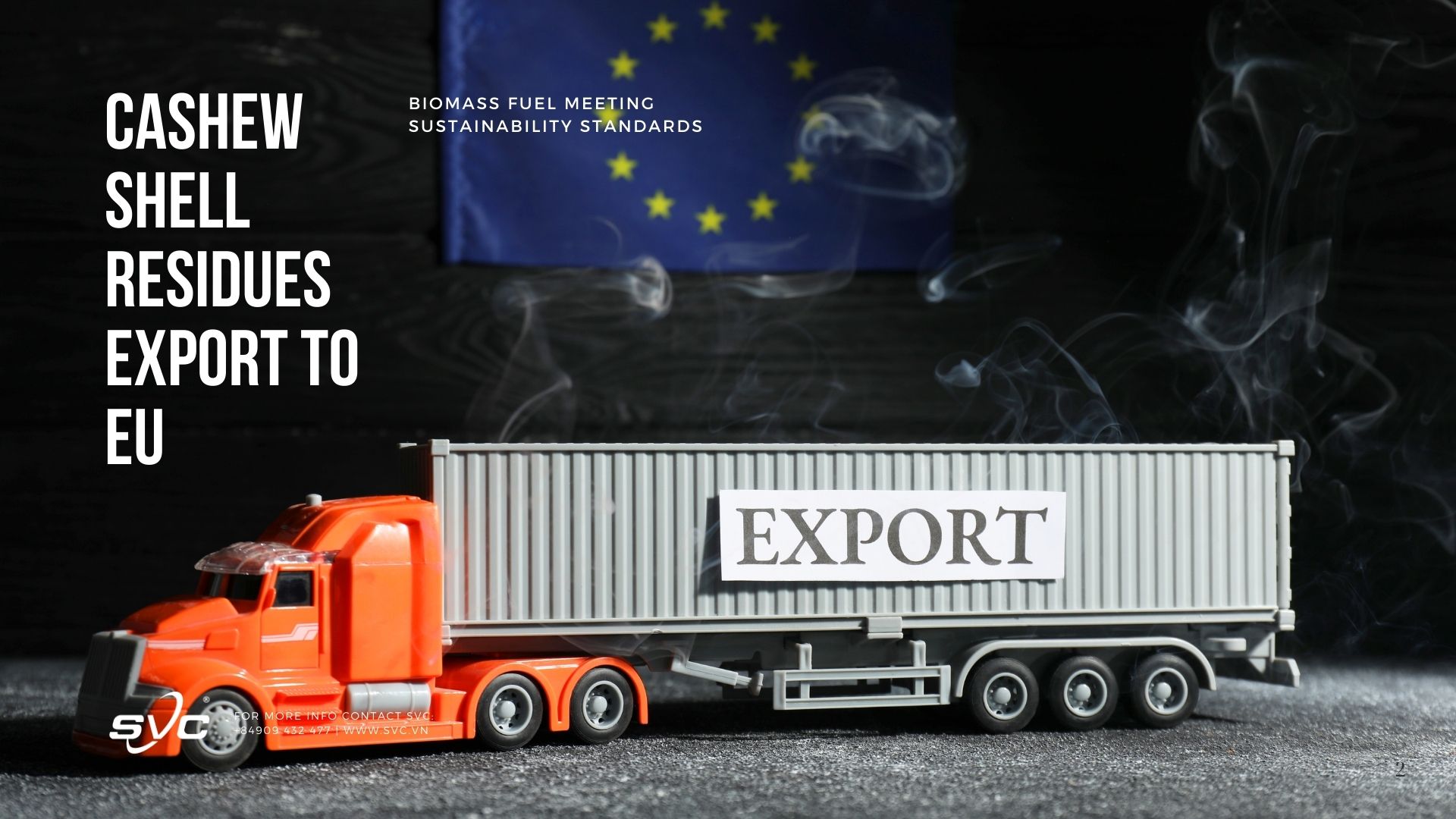 Cashew Shell Residues Export to EU – Biomass Fuel Meeting Sustainability Standards