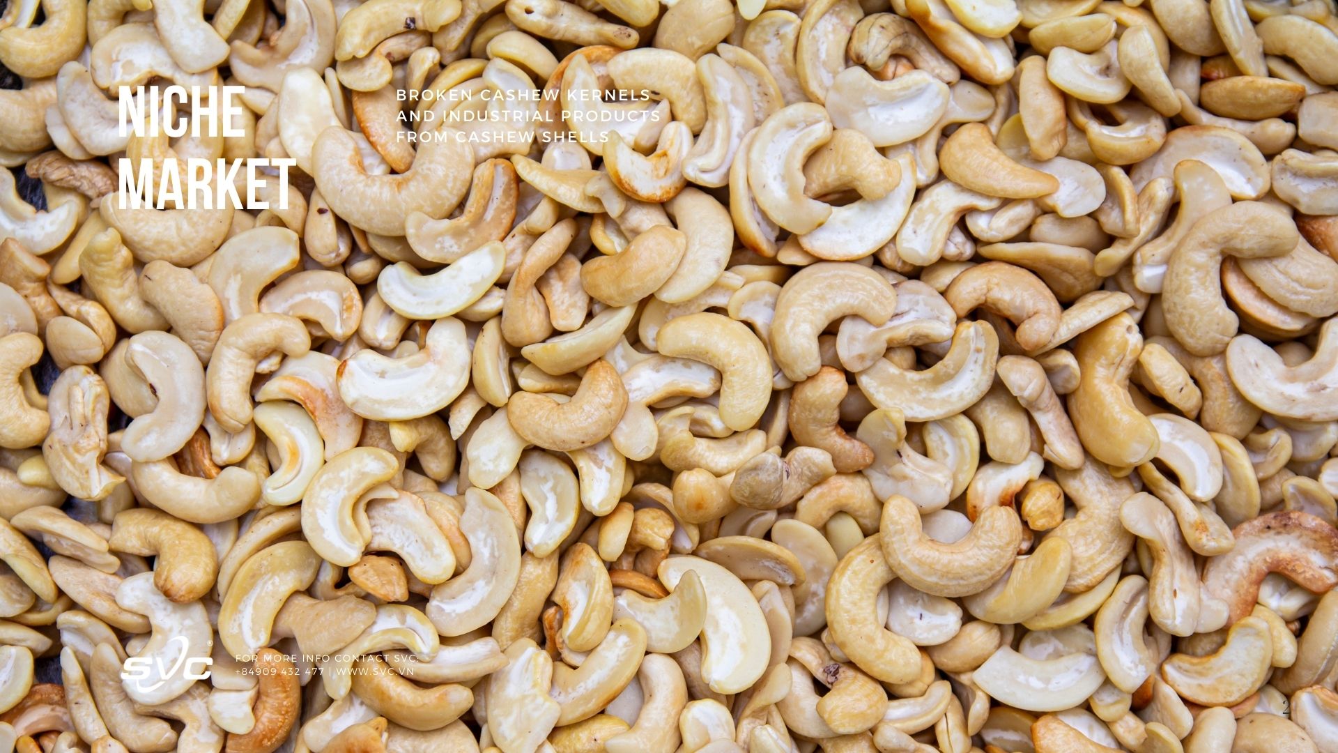 Niche Market: Broken Cashew Kernels and Industrial Products from Cashew Shells