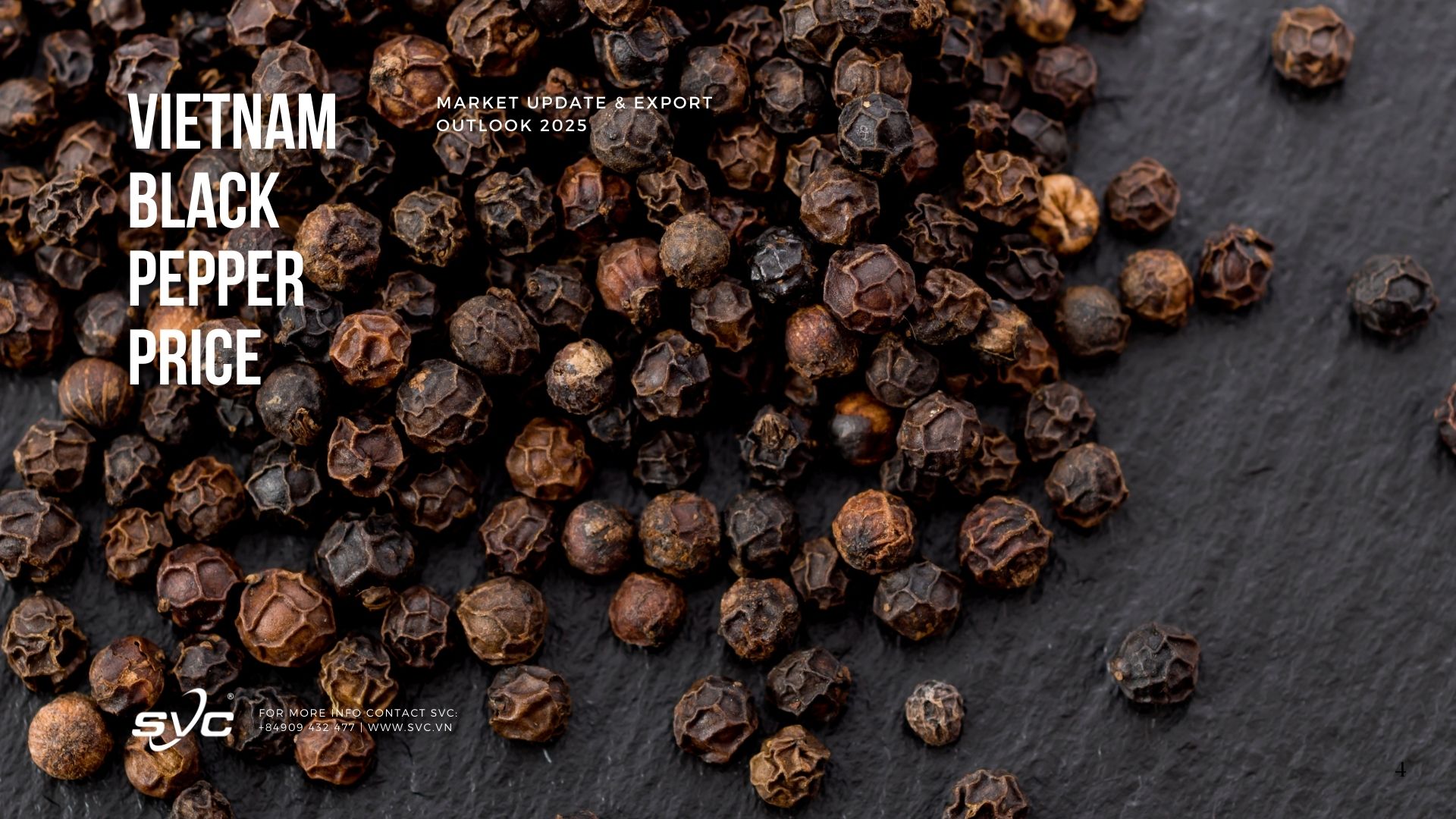 Vietnam Black Pepper Price