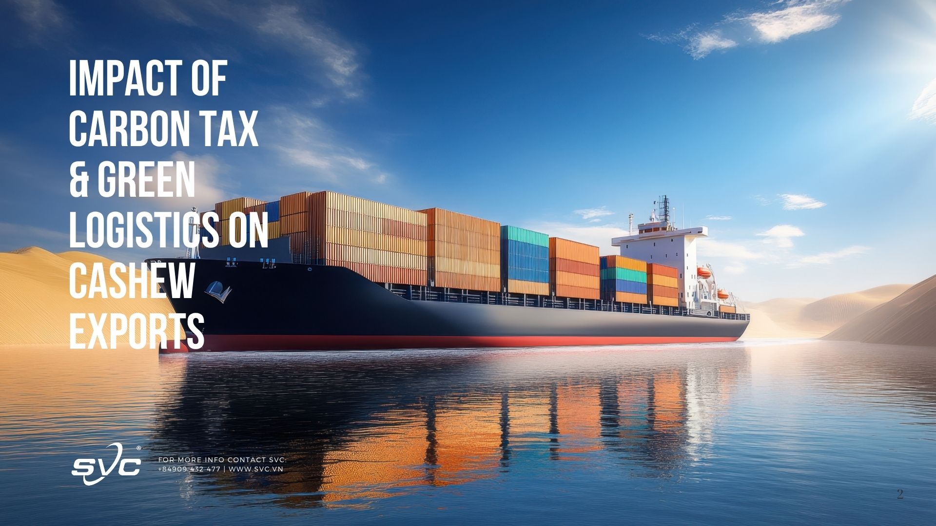 Impact of Carbon Tax & Green Logistics on Cashew Exports