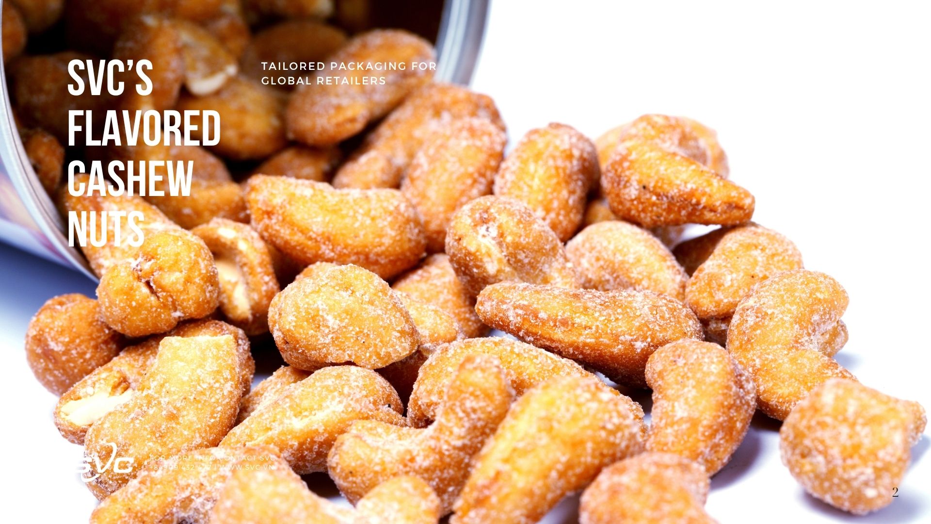 SVC’s Flavored Cashew Nuts – Tailored Packaging for Global Retailers
