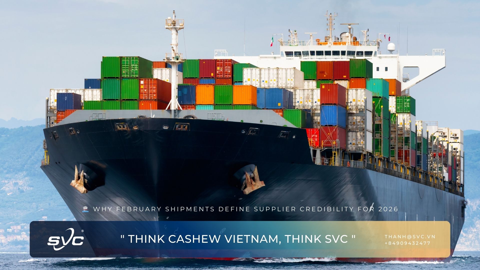 Why February Shipments Define Supplier Credibility for 2026