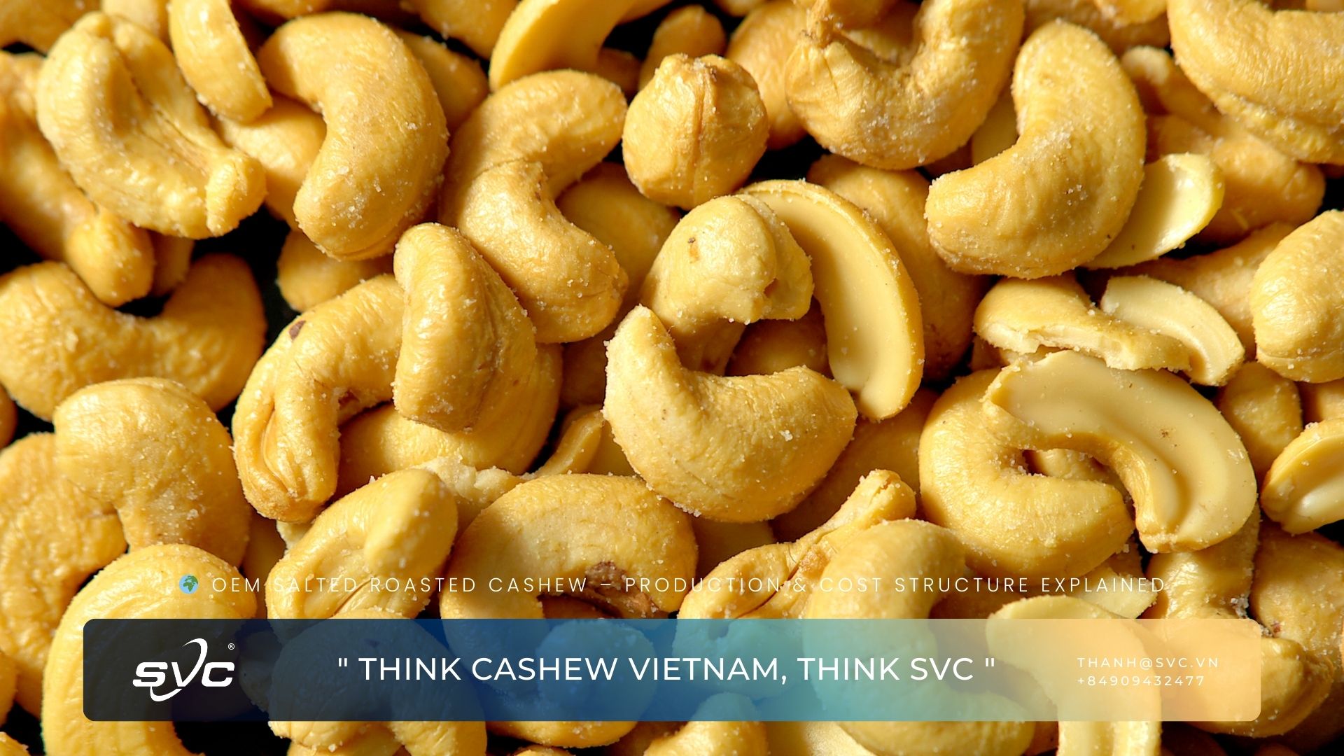 OEM Salted Roasted Cashew – Production & Cost Structure Explained