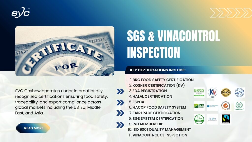 Sgs Remote Inspection SGS & Vinacontrol Inspection – Ensuring Cashew Export Quality From ...