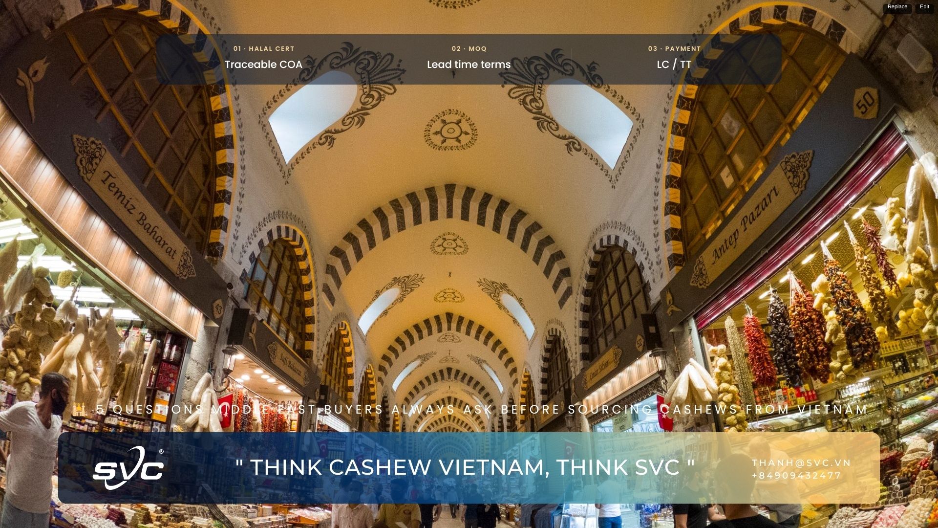 5 Questions Middle East Buyers Always Ask Before Sourcing Cashews From Vietnam