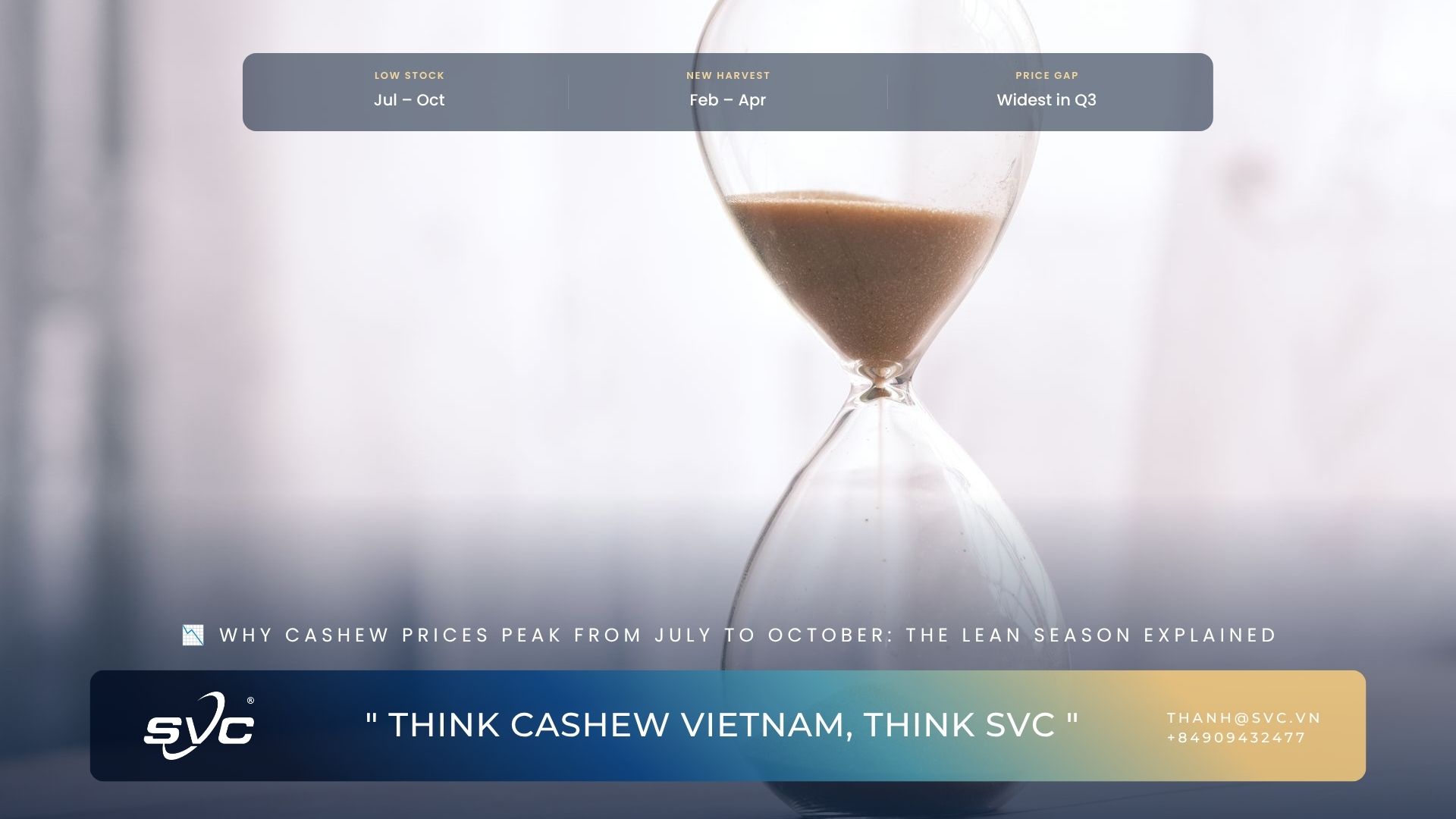 Why Cashew Prices Peak From July To October: The Lean Season Explained