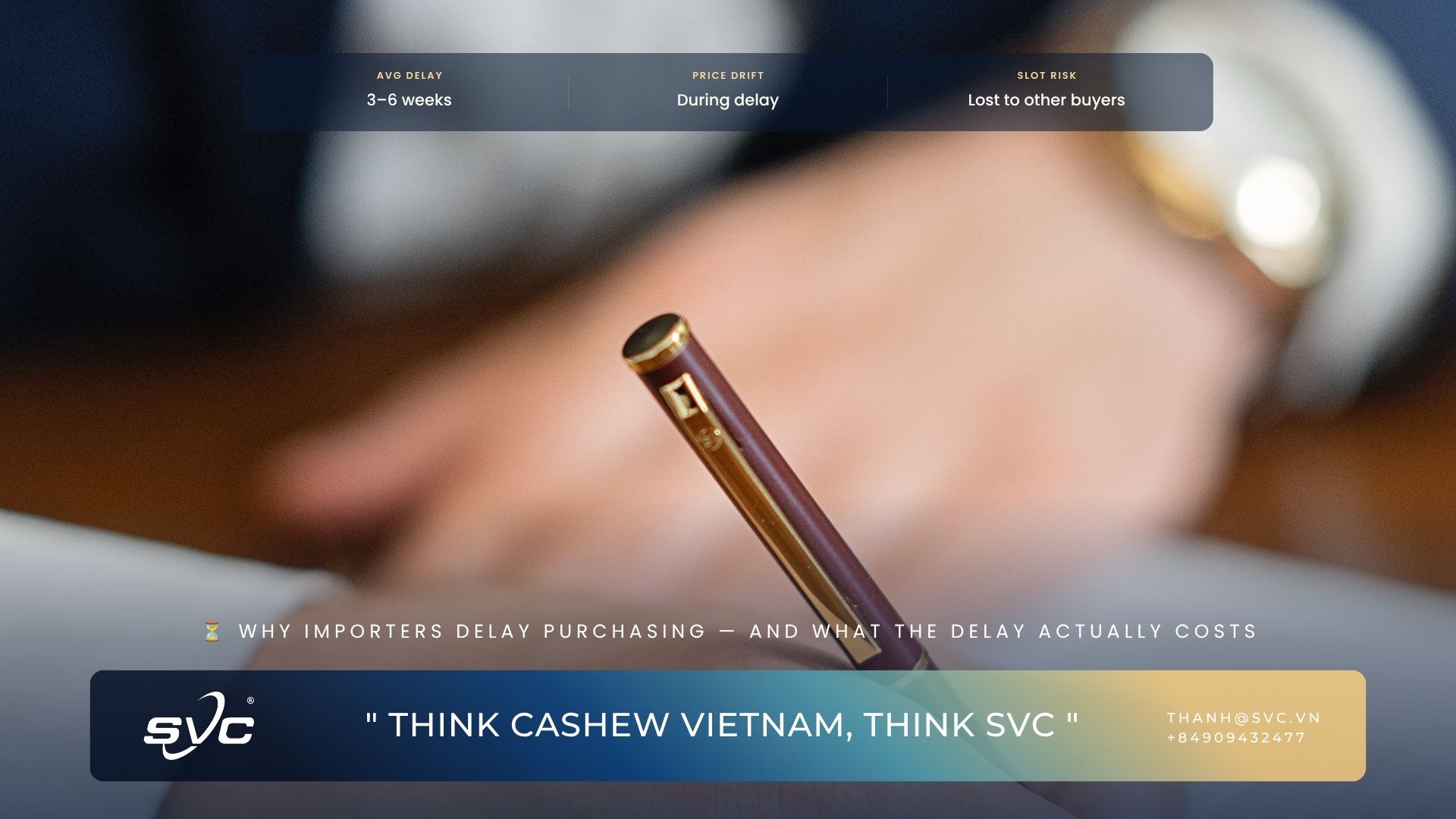 Why Importers Delay Purchasing — And What The Delay Actually Costs