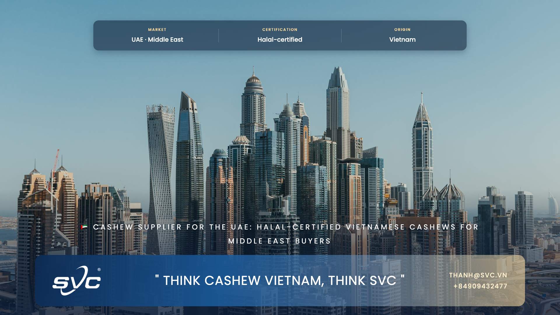 Cashew Supplier For The UAE: Halal-Certified Vietnamese Cashews For Middle East Buyers