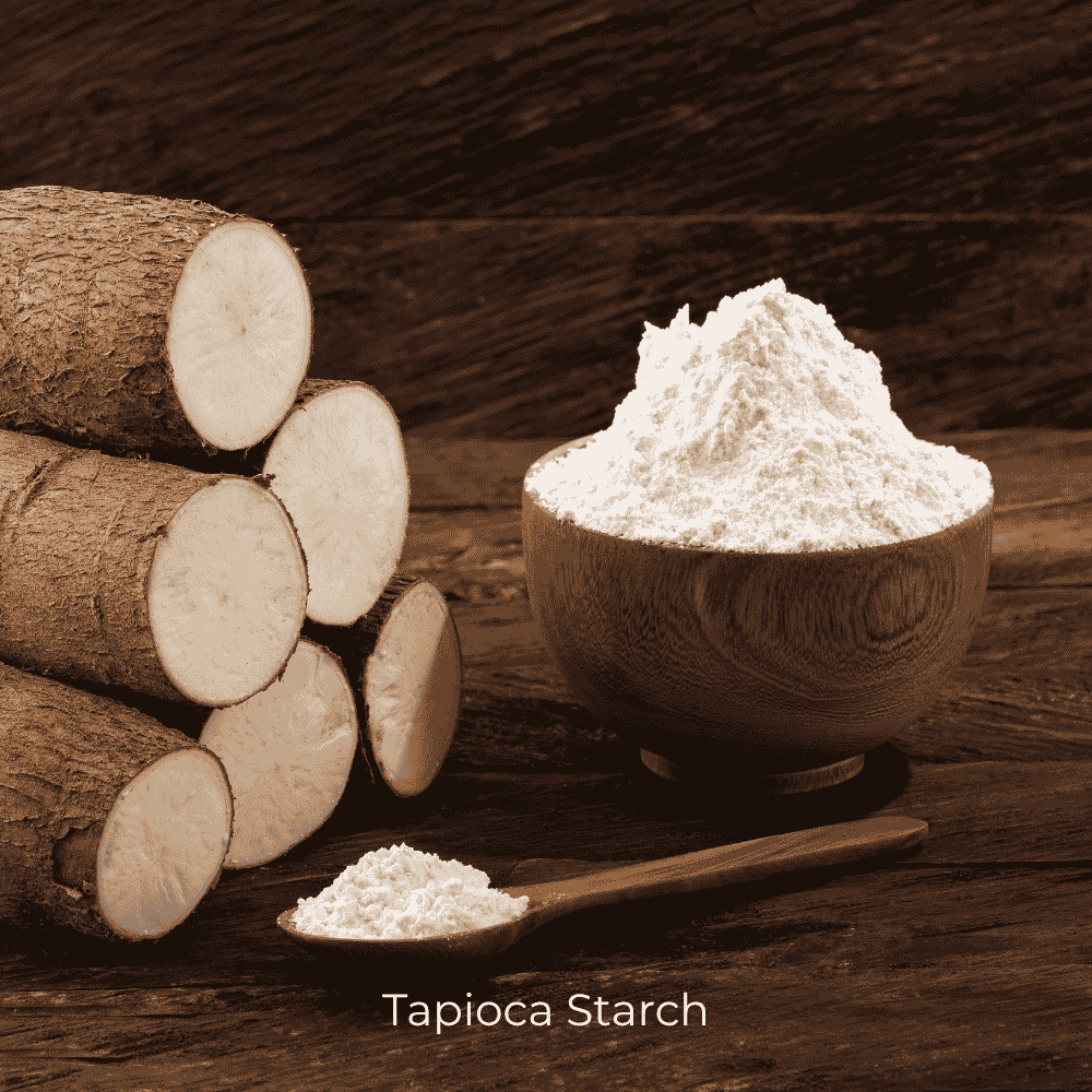 Tapioca Starch Food-grade native tapioca starch, fine white powder